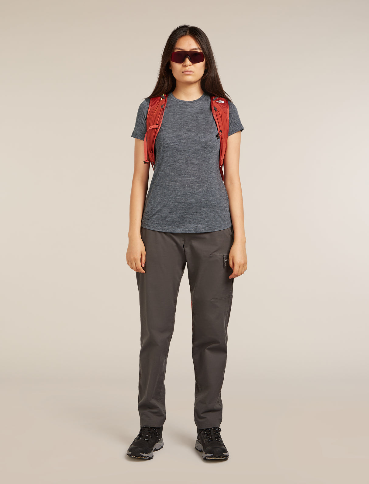 Icebreaker Merino Blend 125 Cool-Lite™ Sphere Short Sleeve T-Shirt (Women's) - Midnight Navy Heather - Find Your Feet Australia Hobart Launceston Tasmania