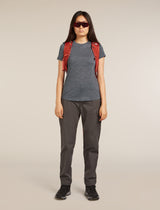 Icebreaker Merino Blend 125 Cool-Lite™ Sphere Short Sleeve T-Shirt (Women's) - Midnight Navy Heather - Find Your Feet Australia Hobart Launceston Tasmania