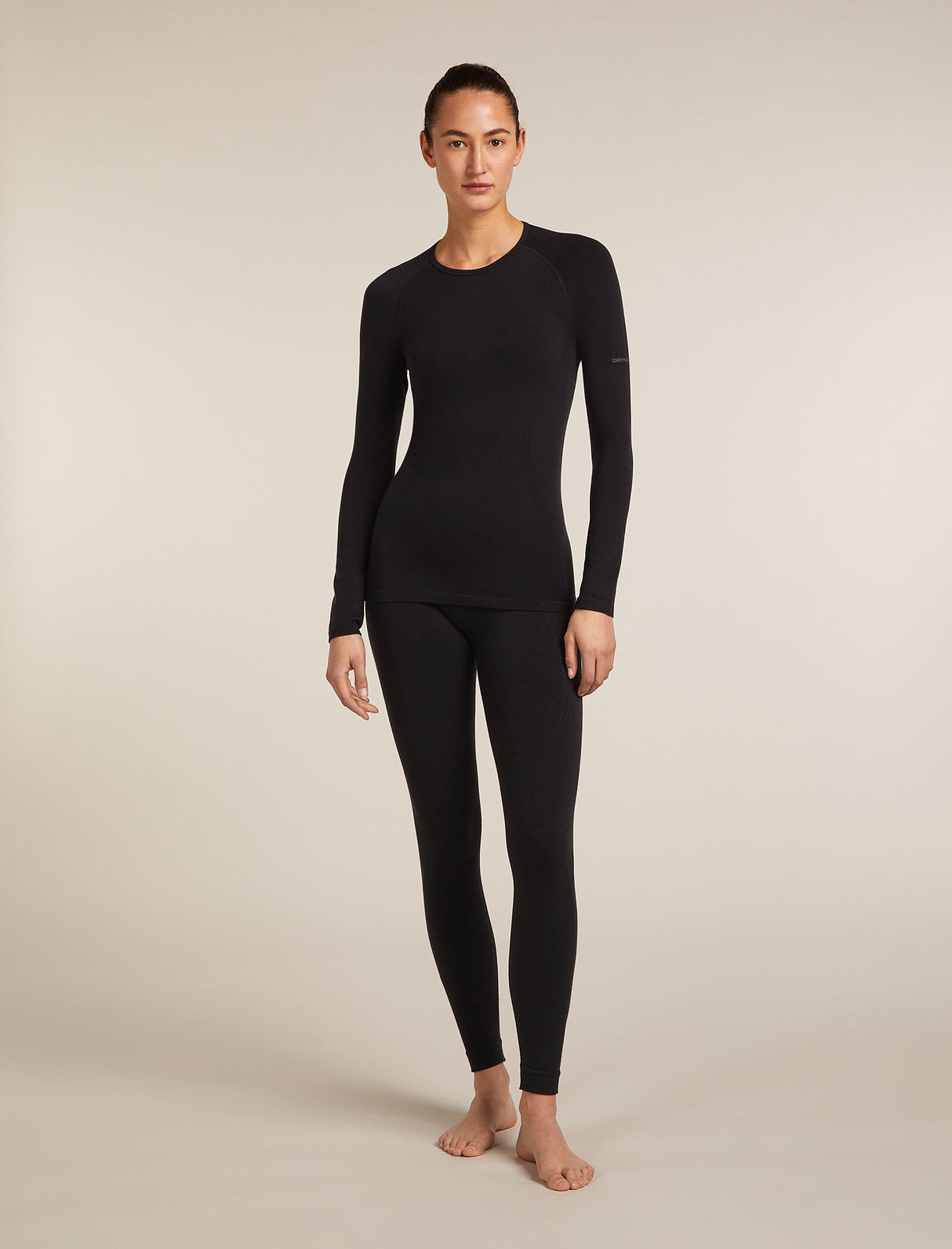 Icebreaker Merino Blend 260 ZoneKnit™ Seamless Long Sleeve Crew Thermal Top (Women's)