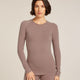 Icebreaker Merino Blend 260 ZoneKnit™ Seamless Long Sleeve Crew Thermal Top (Women's) Icebreaker