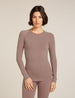 Icebreaker Merino Blend 260 ZoneKnit™ Seamless Long Sleeve Crew Thermal Top (Women's)