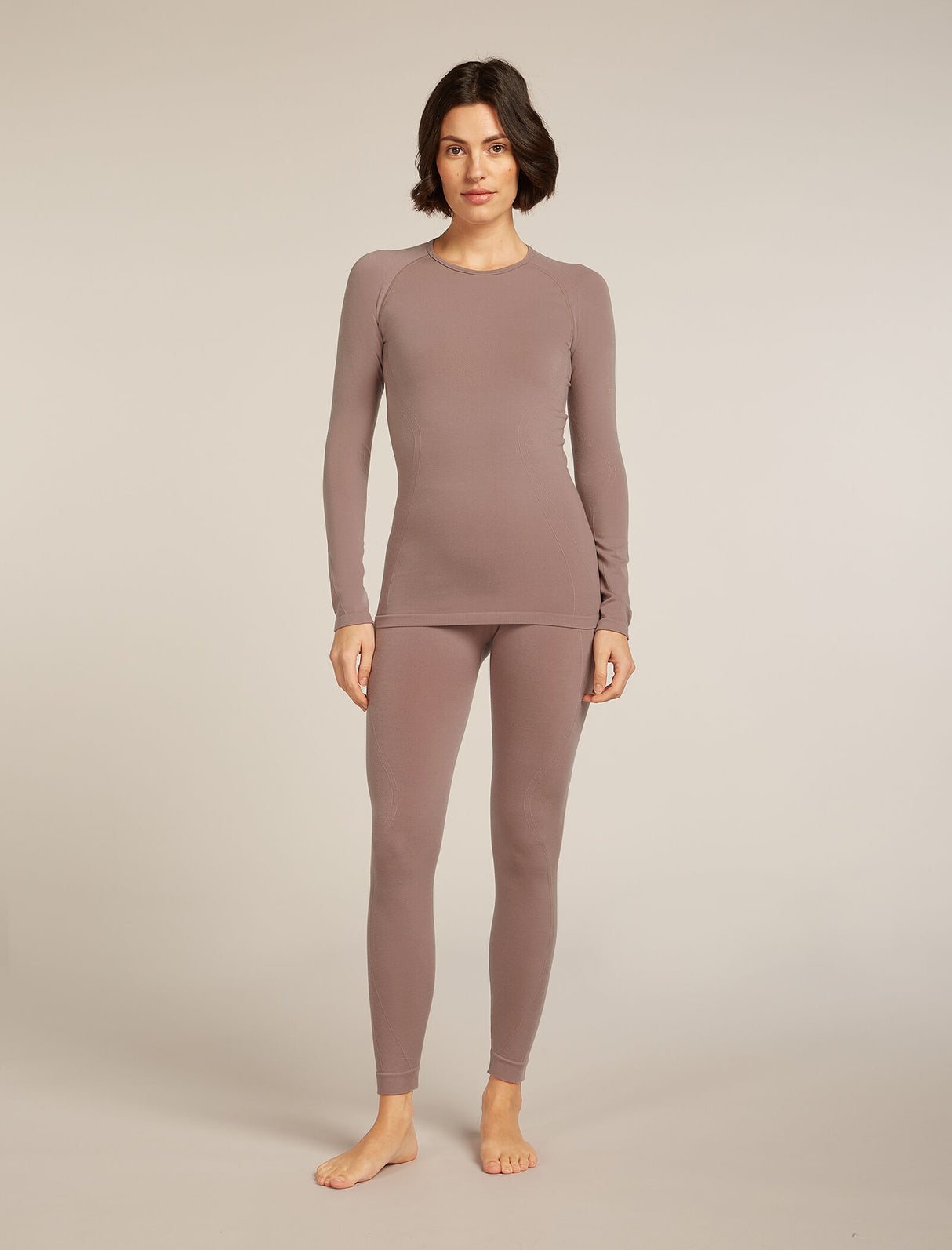 Icebreaker Merino Blend 260 ZoneKnit™ Seamless Long Sleeve Crew Thermal Top (Women's)