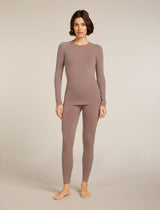 Icebreaker Merino Blend 260 ZoneKnit™ Seamless Long Sleeve Crew Thermal Top (Women's)