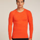 Icebreaker Merino Blend 260 ZoneKnit™ Seamless Long Sleeve Crew Thermal Top (Men's) Icebreaker