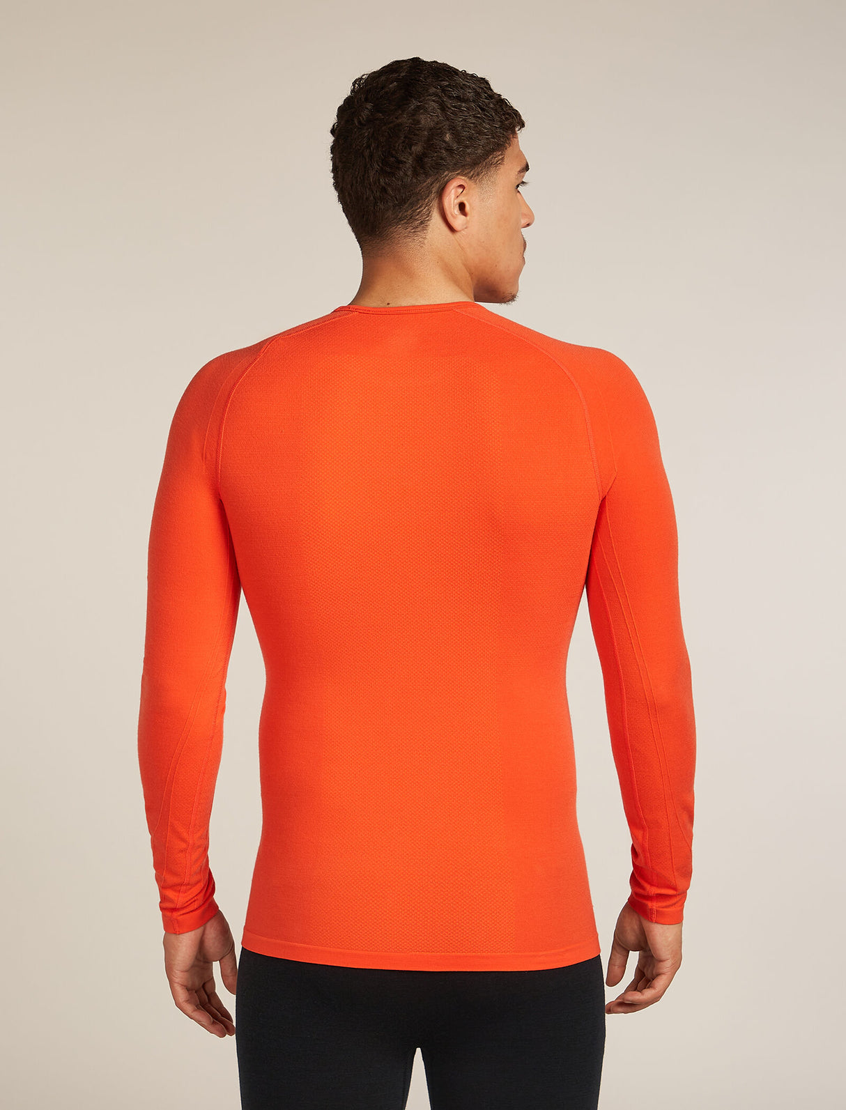 Icebreaker Merino Blend 260 ZoneKnit™ Seamless Long Sleeve Crew Thermal Top (Men's) - Fervid - Find Your Feet Australia Hobart Launceston Tasmania