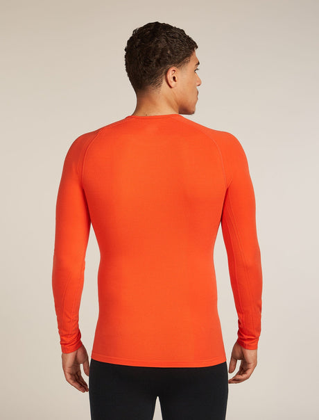 Icebreaker Merino Blend 260 ZoneKnit™ Seamless Long Sleeve Crew Thermal Top (Men's) Icebreaker