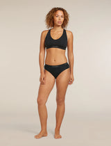 Icebreaker Merino Blend 125 Cool-Lite Sprite Racerback Bra (Women's) - Black