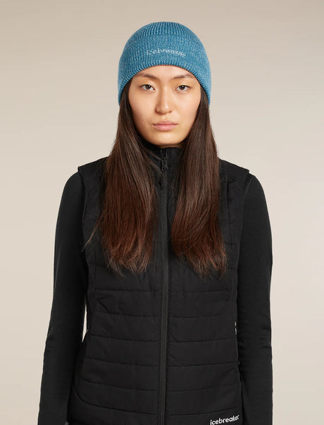 Icebreaker Merino All Day Toque Beanie (Unisex) - Topaz/Hydro