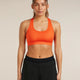 Icebreaker Merino Blend 125 ZoneKnit Racerback Bra (Women's) - Fervid