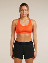 Icebreaker Merino Blend 125 ZoneKnit Racerback Bra (Women's) - Fervid