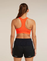 Icebreaker Merino Blend 125 ZoneKnit Racerback Bra (Women's) - Fervid