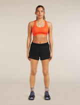 Icebreaker Merino Blend 125 ZoneKnit Racerback Bra (Women's) - Fervid