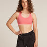 Icebreaker Merino Blend 125 ZoneKnit™ Racerback Bra (Women's) - Acid Pink - Find Your Feet Australia Hobart Launceston Tasmania