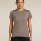 Icebreaker Merino Blend 125 Cool-Lite Speed Short Sleeve T-Shirt (Women's) - Porcini