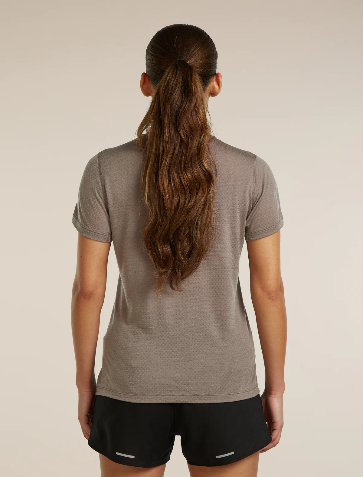 Icebreaker Merino Blend 125 Cool-Lite Speed Short Sleeve T-Shirt (Women's) - Porcini