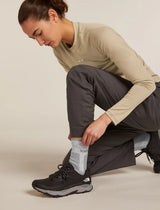 Icebreaker Merino Hike+ Medium Crew Socks (Women's) - Blizzard Heather/Alloy