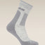 Icebreaker Merino Hike+ Medium Crew Socks (Women's) - Blizzard Heather/Alloy