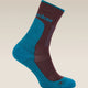 Icebreaker Merino Hike+ Medium Crew Socks (Women's) - Java/Tidal Teal