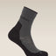 Icebreaker Merino Hike+ Light Crew Socks (Women's) - Obsidian/Black