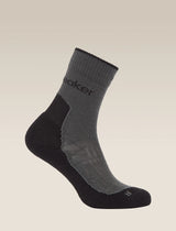Icebreaker Merino Hike+ Light Crew Socks (Women's) - Obsidian/Black