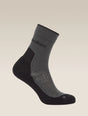 Icebreaker Merino Hike+ Light Crew Socks (Women's) - Obsidian/Black