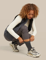 Icebreaker Merino Hike+ Heavy Crew Socks (Women's) - Obsidian/Black