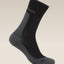 Icebreaker Merino Hike+ Medium Crew Socks (Men's) - Black/Obsidian
