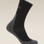 Icebreaker Merino Hike+ Light Crew Socks (Men's) - Black/Obsidian - Find Your Feet Australia Hobart Launceston Tasmania