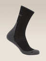 Icebreaker Merino Hike+ Light Crew Socks (Men's) - Black/Obsidian - Find Your Feet Australia Hobart Launceston Tasmania