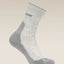 Icebreaker Merino Hike+ Light Crew Socks (Men's) - Blizzard Heather/Alloy