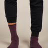 Icebreaker Merino Hike+ Heavy Crew Socks (Men's) - Blizzard Java/Black - Find Your Feet Australia Hobart Launceston Tasmania