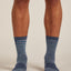 Icebreaker Merino Run+ Ultralight Crew Socks (Men's) Fusion Dye - Graphite FD/Graphite/Snow - Find Your Feet Australia Hobart Launceston Tasmania
