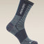 Icebreaker Merino Run+ Ultralight Crew Socks (Men's) - Fusion Dye - Graphite FD/Graphite/Snow