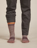Icebreaker Merino Run+ Ultralight Crew Socks (Women's) - Summit FD/Java/Acid Pink - Find Your Feet Australia Hobart Launceston Tasmania