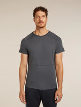 Icebreaker Merino 200 Waffle Elevation Short Sleeve T-Shirt (Men's) - Obsidian