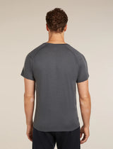 Icebreaker Merino 200 Waffle Elevation Short Sleeve T-Shirt (Men's) - Obsidian