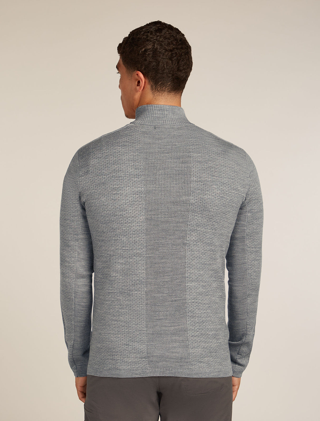 Icebreaker Merino Anniversary Original Long Sleeve Half Zip Top (Men's) - Metro Heather - Find Your Feet Australia Hobart Launceston Tasmania