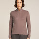 Icebreaker Merino Anniversary Original Long Sleeve Half Zip Top (Women's) Icebreaker