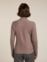 Icebreaker Merino Anniversary Original Long Sleeve Half Zip Top (Women's) - Summit - Find Your Feet Australia Hobart Launceston Tasmania