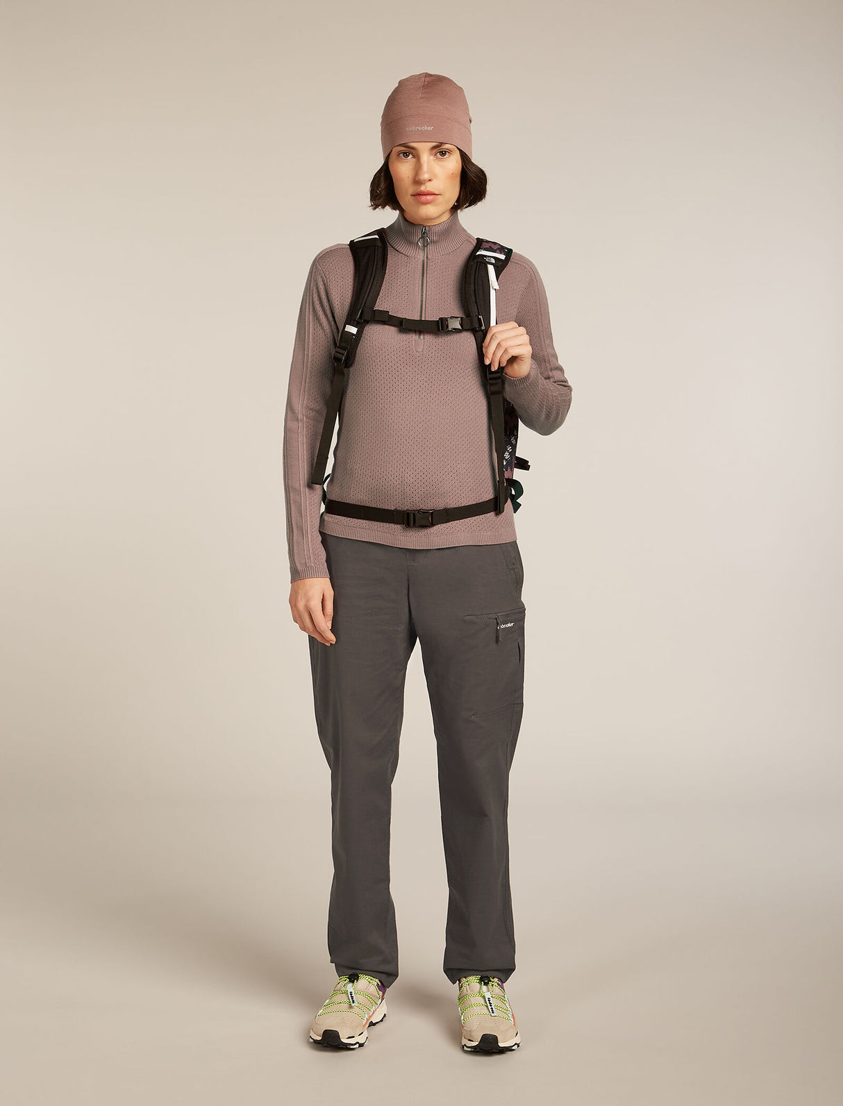Icebreaker Merino Anniversary Original Long Sleeve Half Zip Top (Women's) - Summit - Find Your Feet Australia Hobart Launceston Tasmania