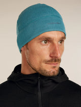 Icebreaker Merino 260 Waffle Knit Wander Reversible Beanie (Unisex) - Topaz/Atlantis