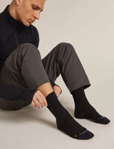 Icebreaker Merino Hike+ Liner Crew Socks (Men's) - Black