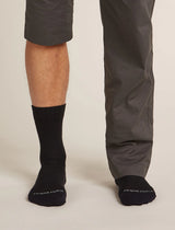 Icebreaker Merino Hike+ Liner Crew Socks (Men's) - Black