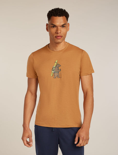 Icebreaker Merino 150 Tech Lite Short Sleeve T-Shirt (Men's) - Bear Tour - Trail - Find Your Feet Australia Hobart Launceston Tasmania