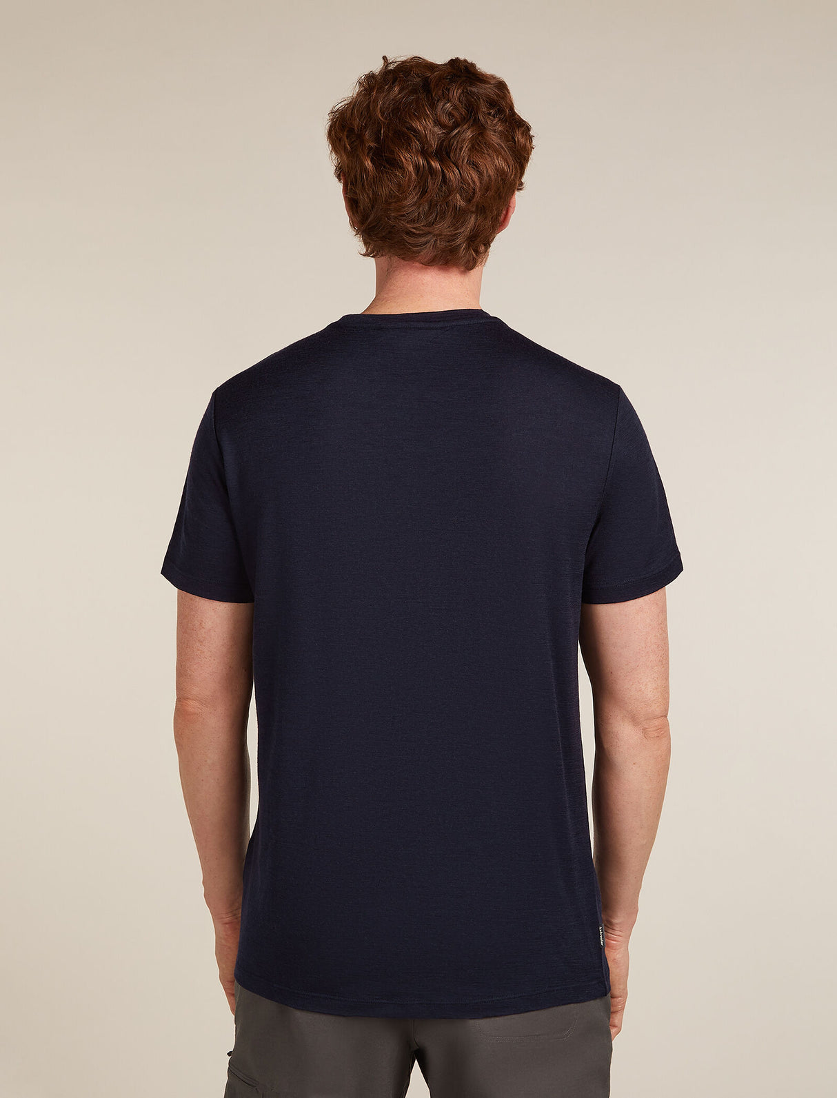 Icebreaker Merino 150 Tech Lite Short Sleeve T-Shirt (Men's) - Mountain Pulse - Midnight Navy - Find Your Feet Australia Hobart Launceston Tasmania