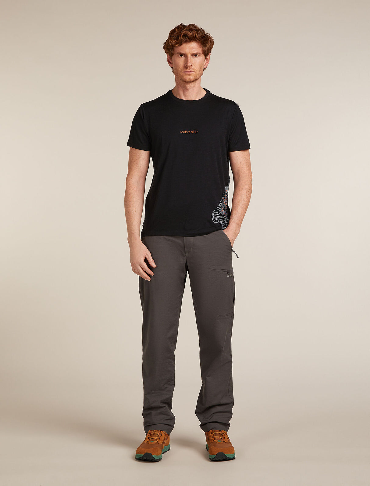 Icebreaker Tech Lite III SS Tee (Men's) - 30th Anniversary - Black - Find Your Feet Australia Hobart Launceston Tasmania