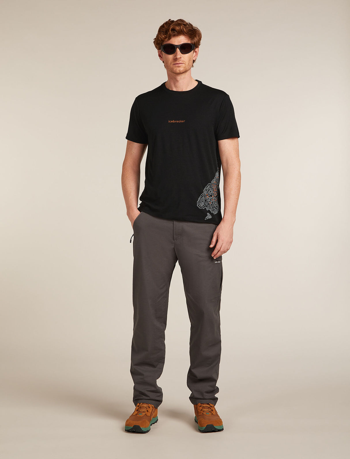 Icebreaker Tech Lite III SS Tee (Men's) - 30th Anniversary - Black - Find Your Feet Australia Hobart Launceston Tasmania