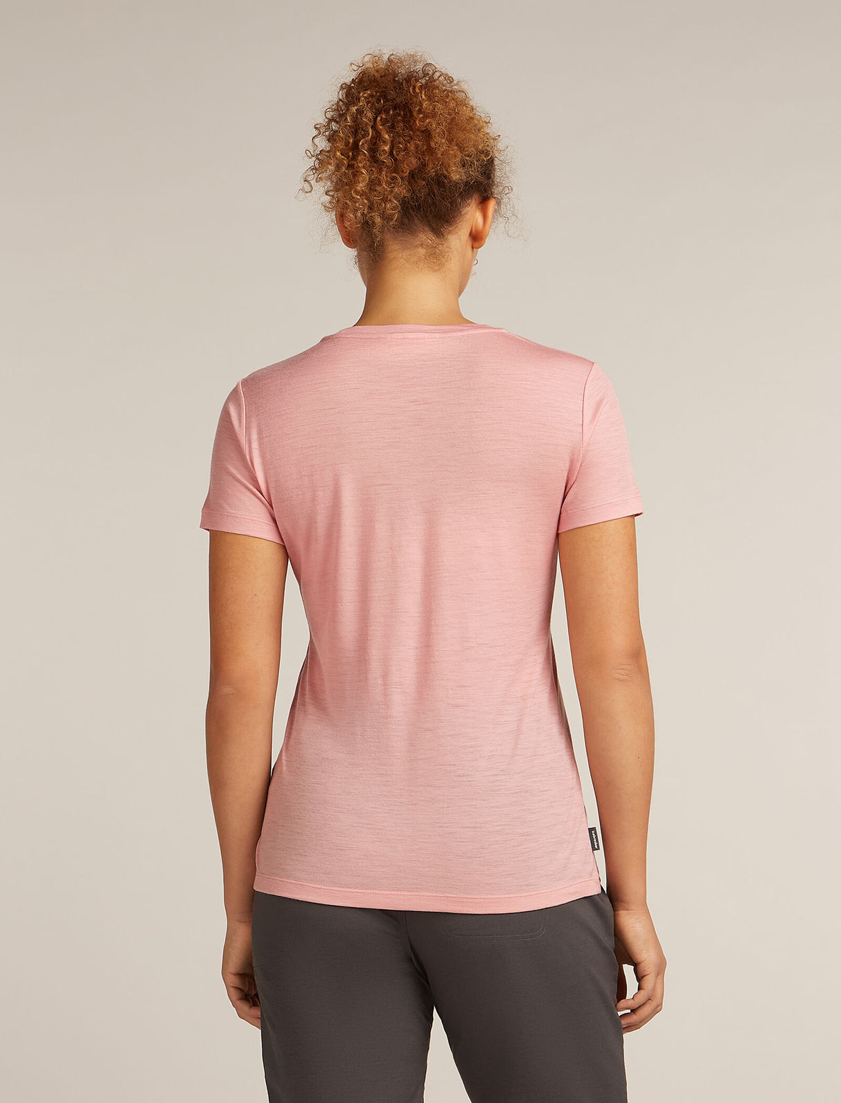 Icebreaker Merino 150 Tech Lite Short Sleeve T-Shirt (Women's) - Blush - Find Your Feet Australia Hobart Launceston Tasmania