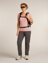 Icebreaker Merino 150 Tech Lite Short Sleeve T-Shirt (Women's) - Blush - Find Your Feet Australia Hobart Launceston Tasmania