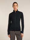 Icebreaker Merino Blend 300 RealFleece™ Descender Long Sleeve Zip Jacket (Women's) Icebreaker